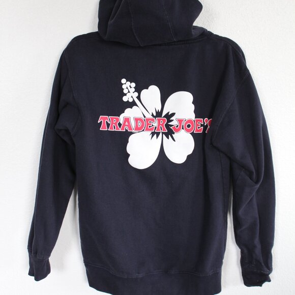 Trader Joe's Black Medium Crew Hoodie - Picture 1 of 2